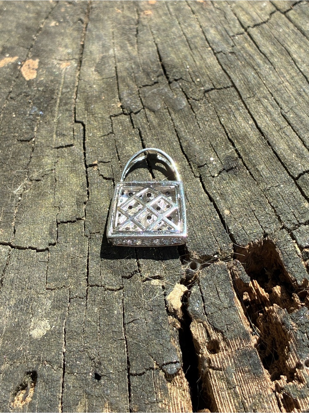 👛 Cookie Lee Genuine Crystal Mini Purse Pendant - Picture 8 of 9